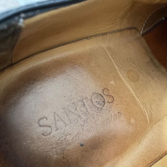 Carlos Santos Monk Strap Dress Shoes Men’s size  US 9.5 Black main image 9